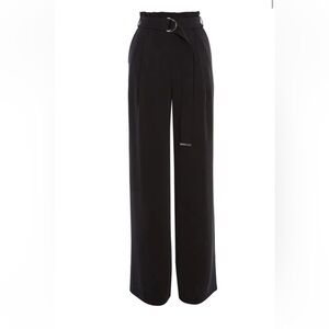 Karen Millen Black Wide Leg Trouser, size US2